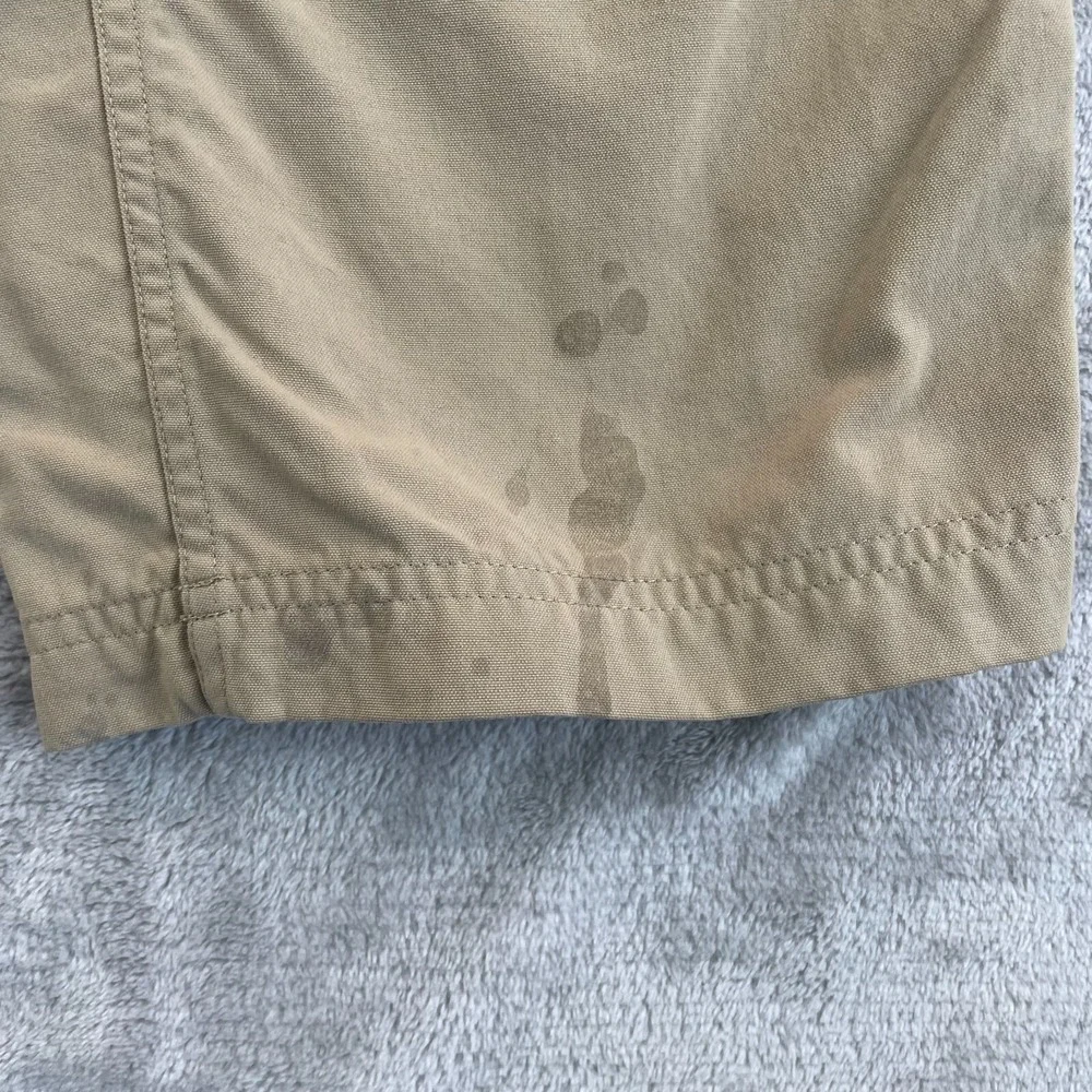Duluth Trading Convertible Pants Men XL (36x32) Beige Nylon Performance Belted - Picture 4 of 12